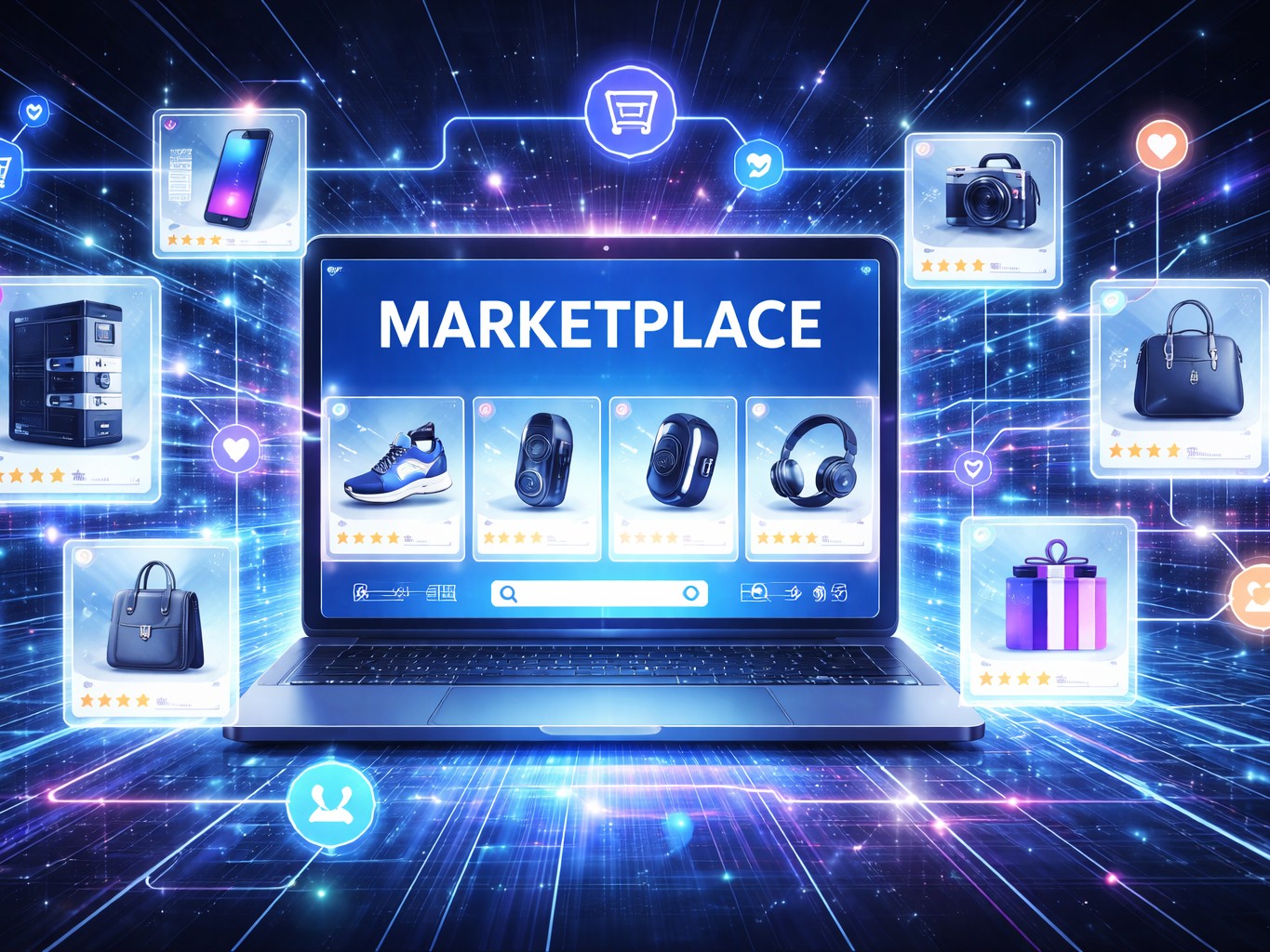 Interface de marketplace com POS